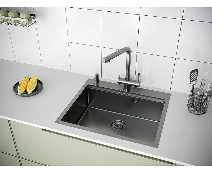 Кухонная мойка PAULMARK KRONER-PRO PM705951-GM