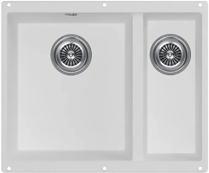 Кухонная мойка KUCHENSTERN UNDER 60-2 белый