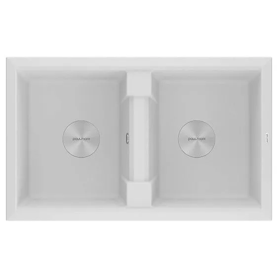 Кухонная мойка PAULMARK Tandem PM238150-WH