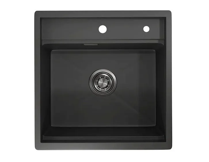 Кухонная мойка GRANULA KS-5051 черный/матовый