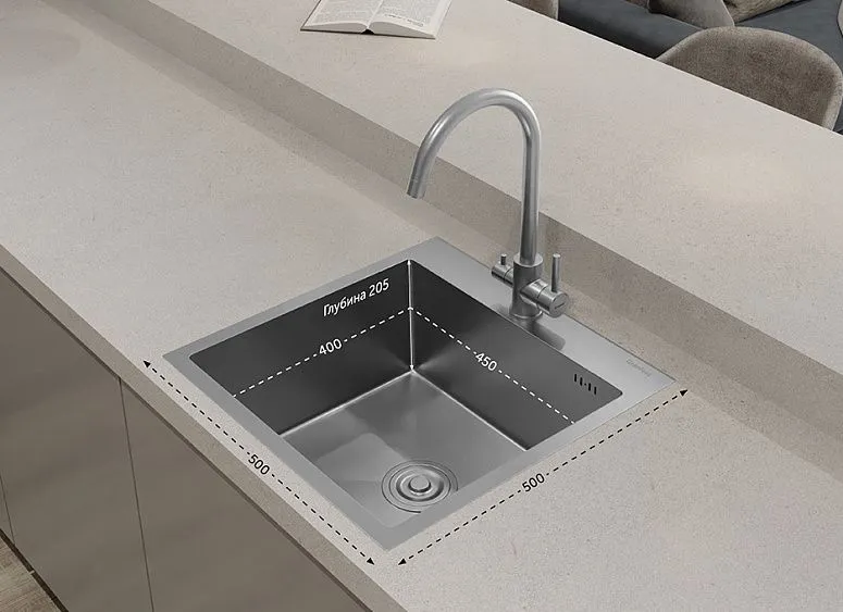 Кухонная мойка GRANFEST METAL 5050 inox