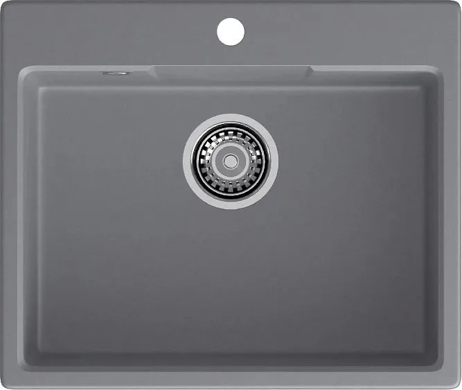 Кухонная мойка GRANFEST URBAN 658 темно-серый