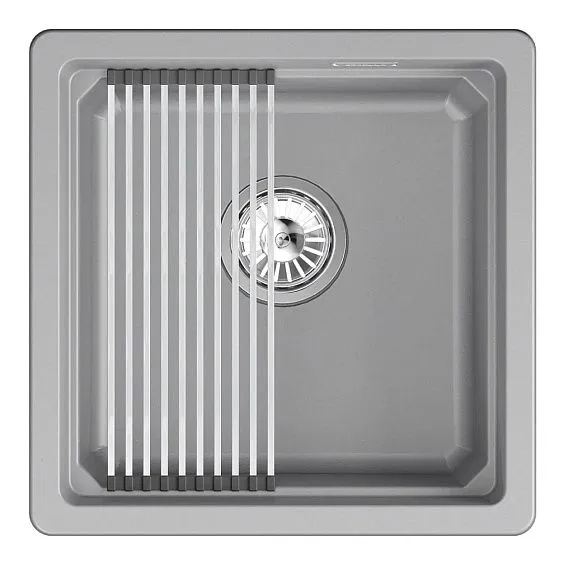 Кухонная мойка GRANULA KS-4501iU алюминиум