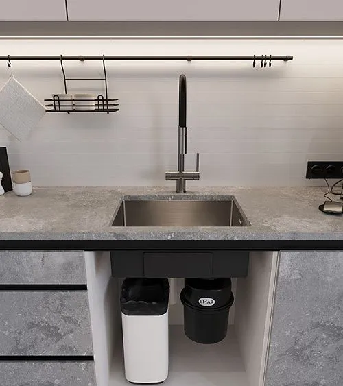 Кухонная мойка EMAR EMB-540(UN) PVD Dark