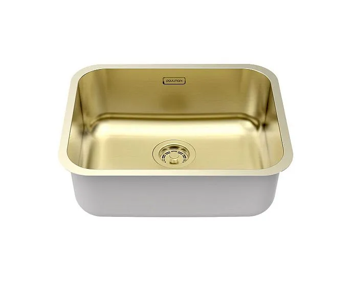 Кухонная мойка PAULMARK Vello 53 UNI светлое золото