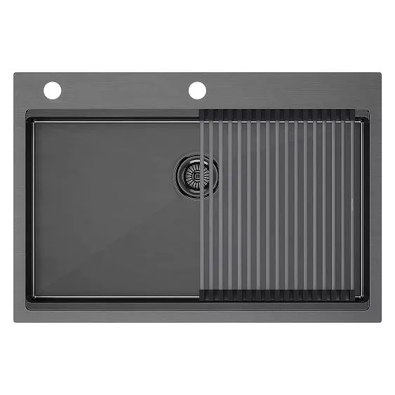 Кухонная мойка PAULMARK KRONER-PRO PM707551-GM