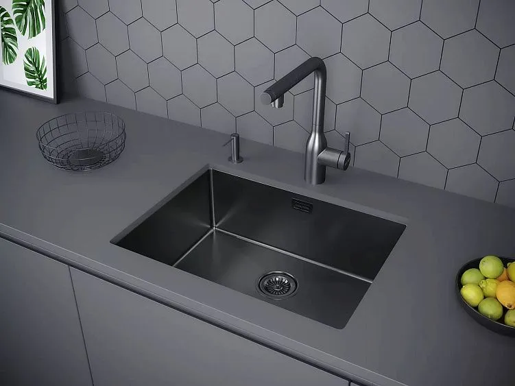Кухонная мойка PAULMARK Next-580 PM215844-GM