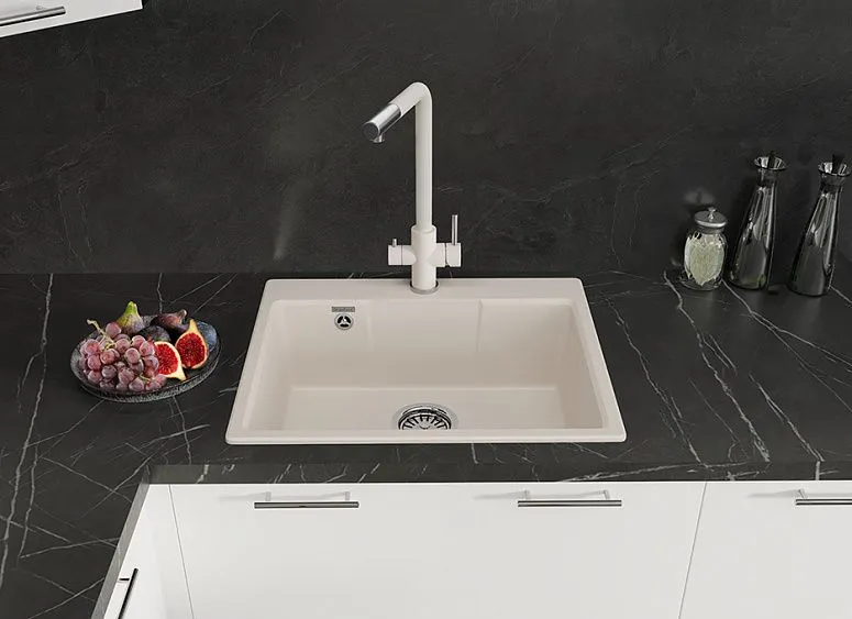 Кухонная мойка GRANFEST URBAN 658 белый