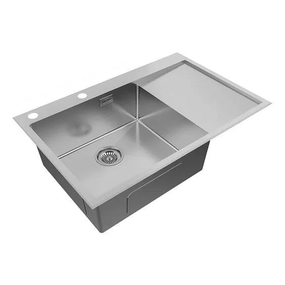 Кухонная мойка PAULMARK KRONER-EDGE PM777851-BSL