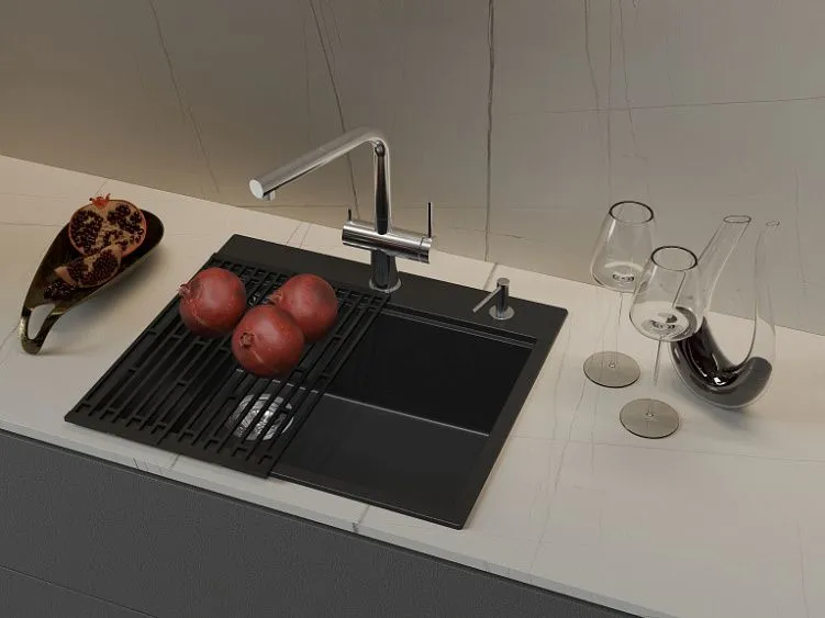 Кухонная мойка RIVELATO TESORO 605-L nero