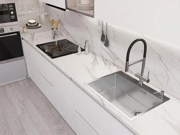 Кухонная мойка EMAR EMB-660(TOP) PVD Satin