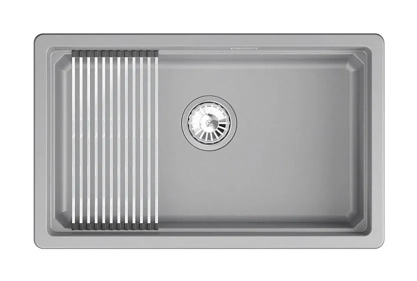 Кухонная мойка GRANULA KS-7303iU алюминиум