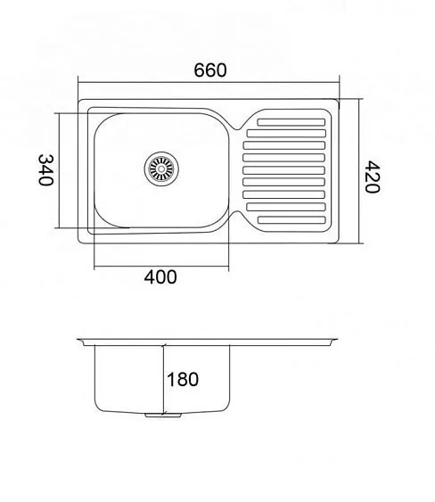 Кухонная мойка EMAR EM-6642