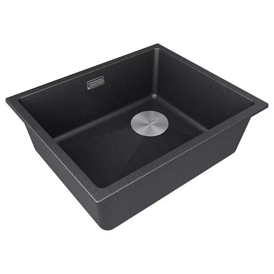 Кухонная мойка PAULMARK LUMI-SKEW LU55SK-BLM