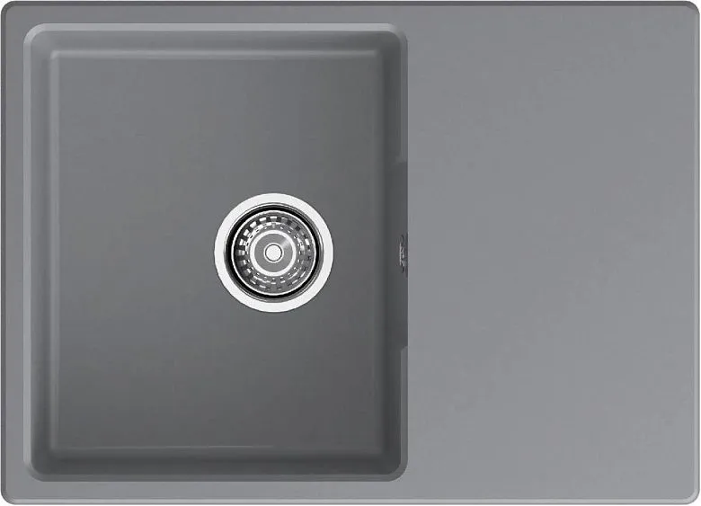 Кухонная мойка GRANFEST URBAN 668L dark gray