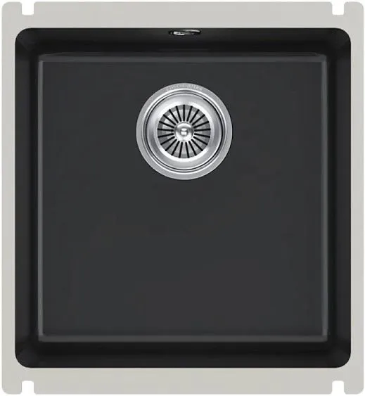Кухонная мойка KUCHENSTERN SUBKERAM 45 керамический черный
