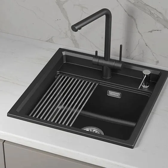 Кухонная мойка GRANULA KS-5002i шварц