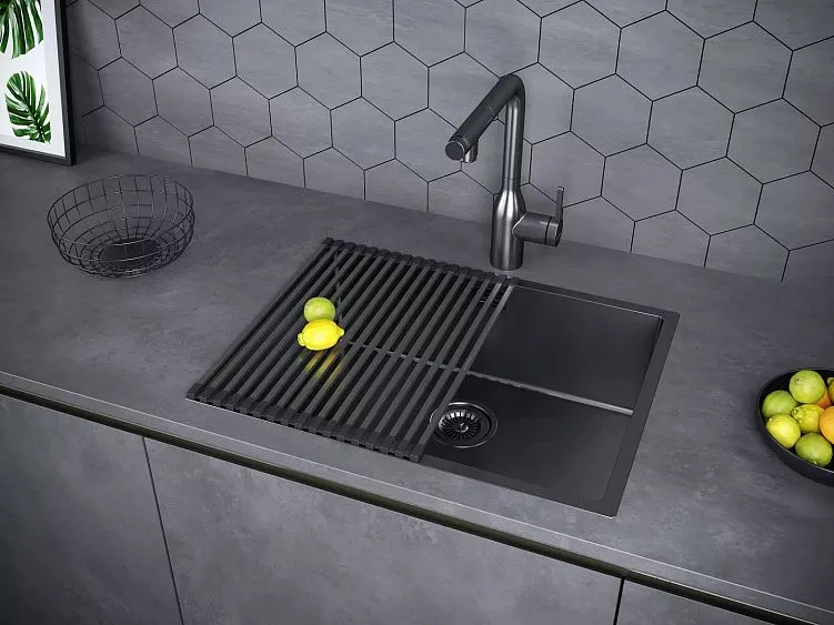 Кухонная мойка PAULMARK Next-580 PM215844-GM