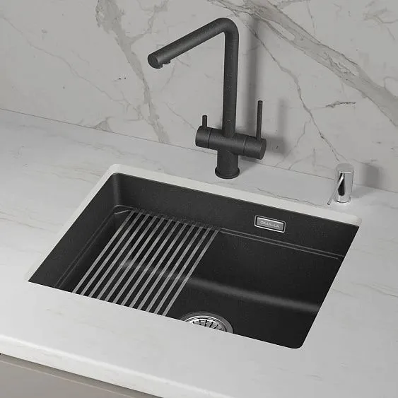Кухонная мойка GRANULA KS-5501iU чёрный