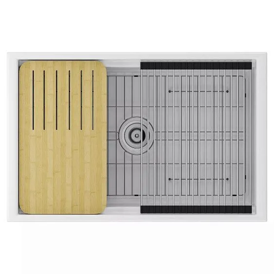 Кухонная мойка PAULMARK GLAMP UNO PM028148-WH