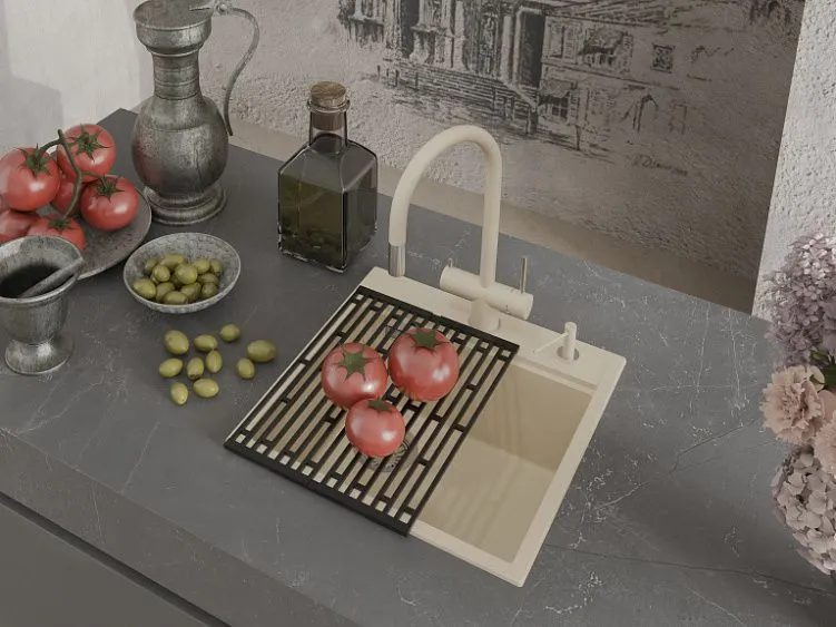 Кухонная мойка RIVELATO TESORO 505-L beige scuro