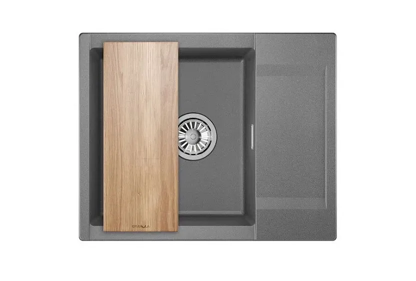 Кухонная мойка GRANULA ES-6202 графит