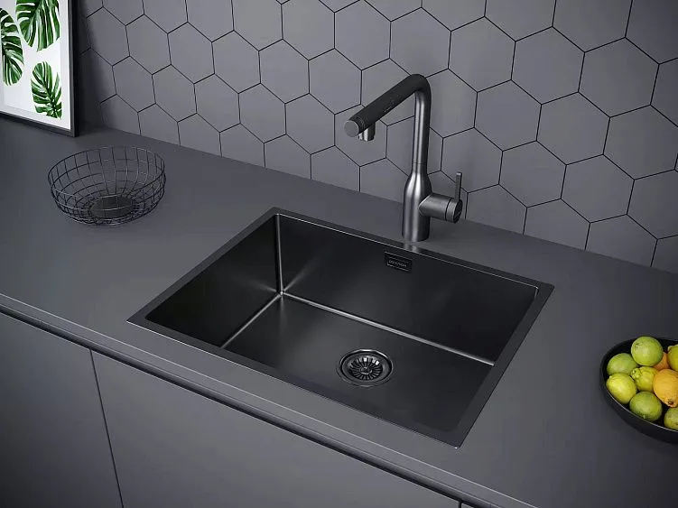 Кухонная мойка PAULMARK Next-580 PM215844-GM