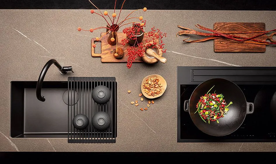 Кухонная мойка FALMEC ISEO 70 см BLACK (SIS7000F.00#CBF)