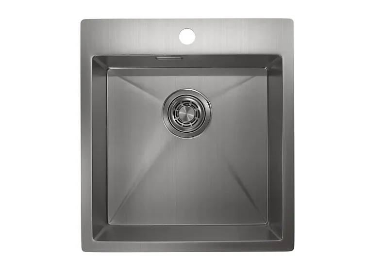 Кухонная мойка GRANULA GR-4600 сталь/сатин