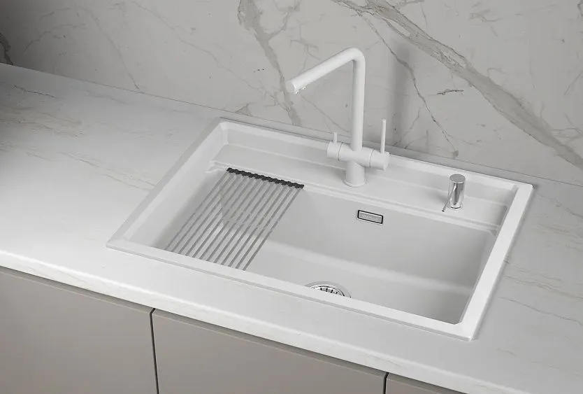 Кухонная мойка GRANULA KS-7301i арктик