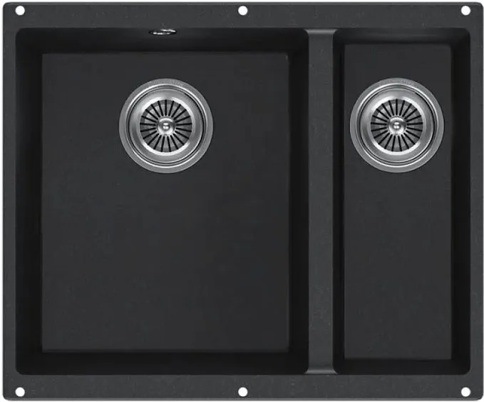 Кухонная мойка KUCHENSTERN UNDER 60-2 антрацит