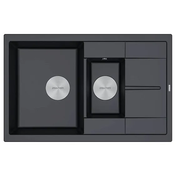 Кухонная мойка PAULMARK Flugen PM237850-BLM