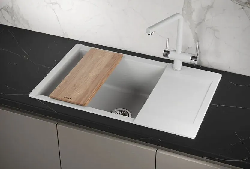 Кухонная мойка GRANULA ES-7807 арктик