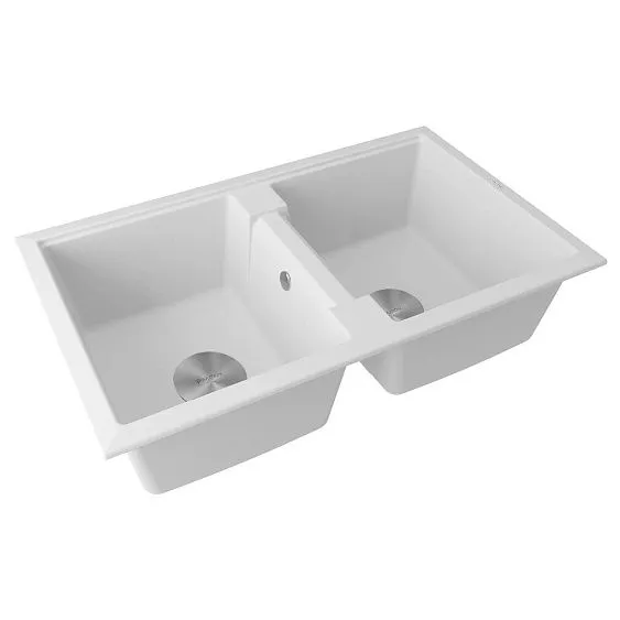 Кухонная мойка PAULMARK Tandem PM238150-WH