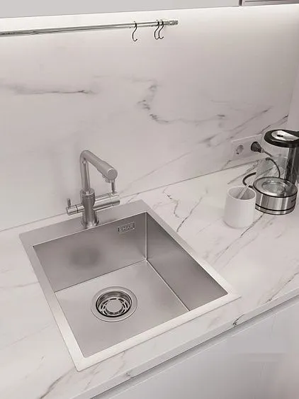 Кухонная мойка EMAR EMB-128A PVD Nano Satine