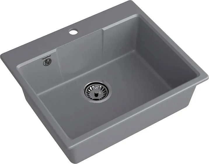 Кухонная мойка GRANFEST URBAN 658 темно-серый