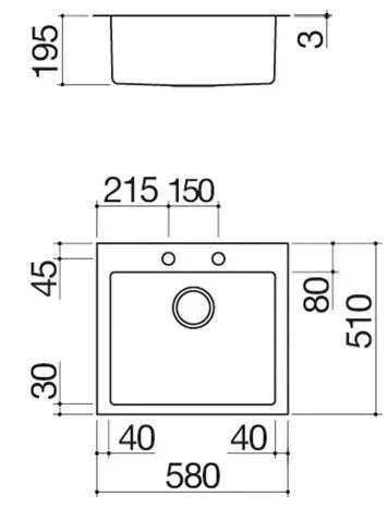 Кухонная мойка BARAZZA 1LBO61