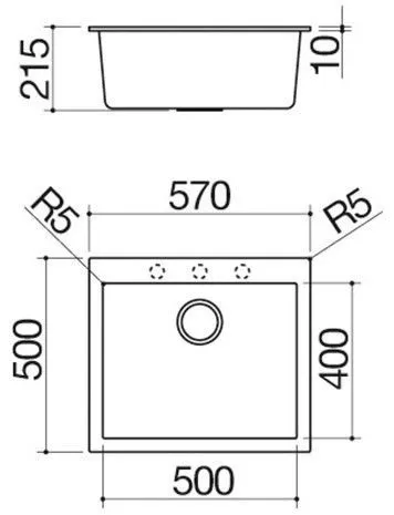 Кухонная мойка BARAZZA 1LSO61N