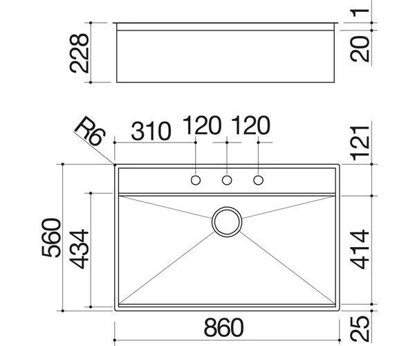 Кухонная мойка BARAZZA 1LFX91