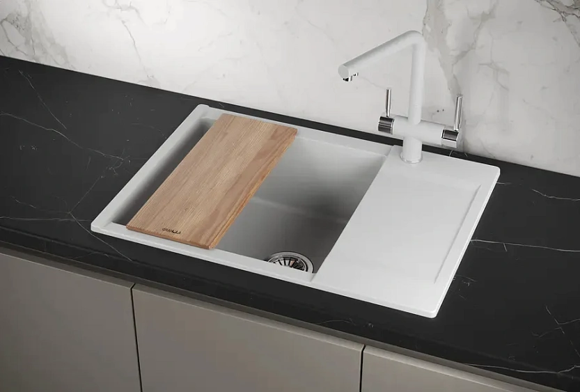 Кухонная мойка GRANULA ES-7003 арктик