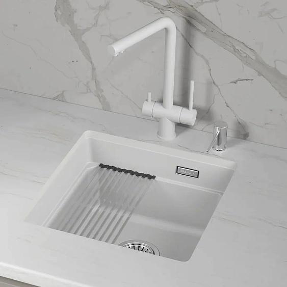 Кухонная мойка GRANULA KS-4501iU арктик