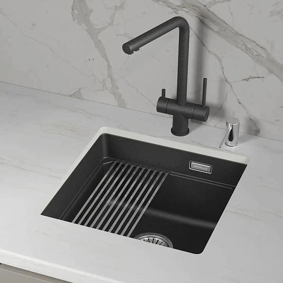Кухонная мойка GRANULA KS-4501iU чёрный