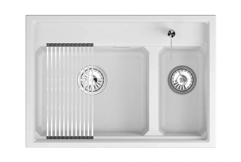 Кухонная мойка GRANULA KS-7302i арктик
