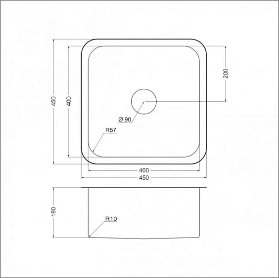Кухонная мойка EMAR EMB-127A Nano Dark