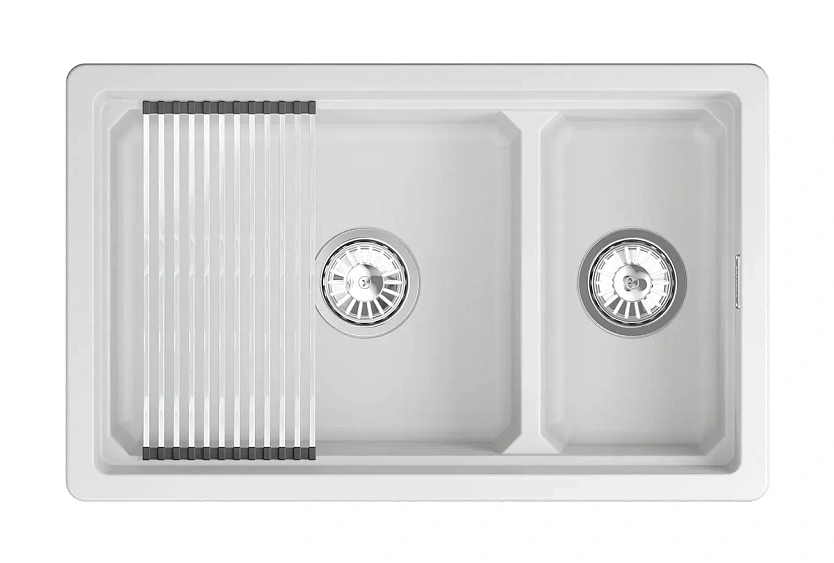 Кухонная мойка GRANULA KS-7304iU арктик