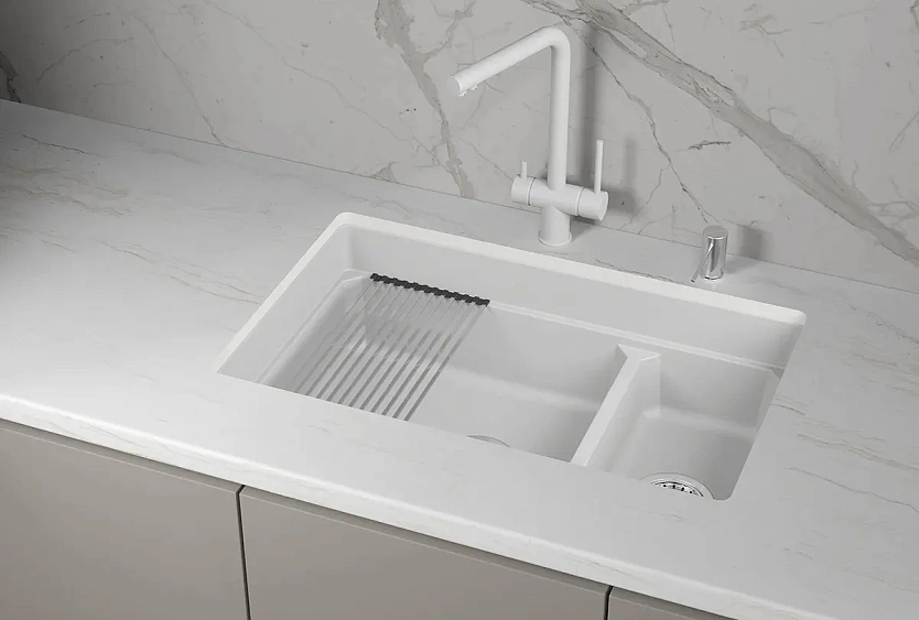 Кухонная мойка GRANULA KS-7304iU арктик