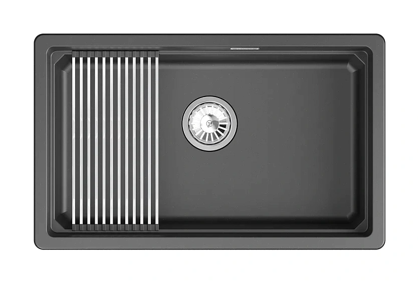 Кухонная мойка GRANULA KS-7303iU шварц