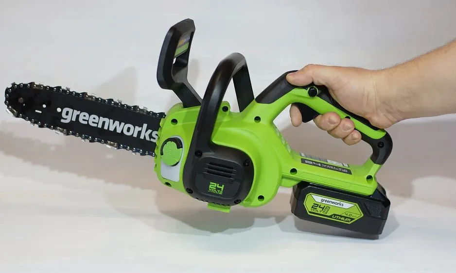 Пила аккумуляторная GREENWORKS G24CS25K2