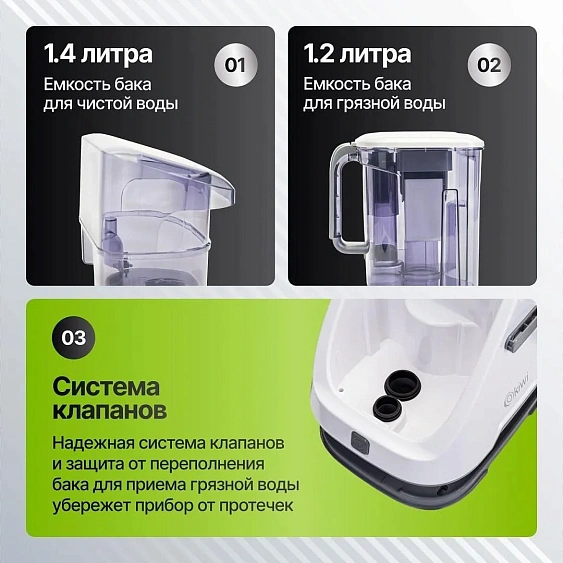 Пылесос KIWI KCC-4320 белый