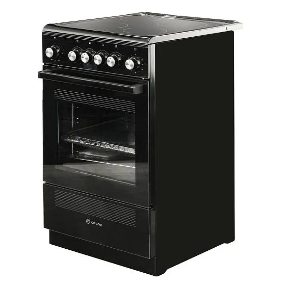 Плита DELUXE 506004.13эс-001 черный